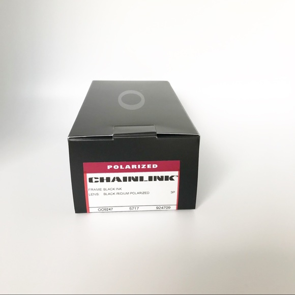 Mens Oakley Chainlink Black Iridium Sunglasses NIB - Picture 6 of 7